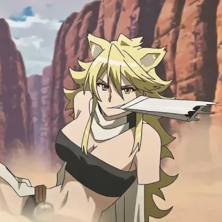 😎 Akame ga Kill! Anime, Postać, Broń, Miecz telegram sticker