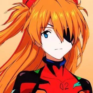 ❤️ Asuka Langley Soryu Neon Genesis Evangelion Anime, Karakter, Gadis, Eva, Evangelion telegram sticker