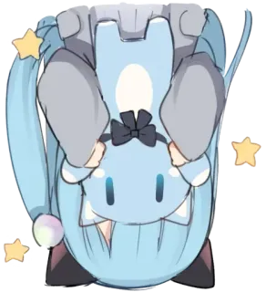 🙃 Anime, Dễ thương, Ngôi sao, Chibi, Quái vật telegram sticker