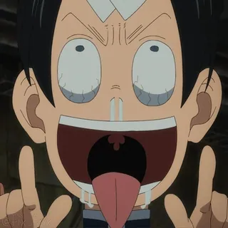 🤪 Anime, Dibujos animados, Dedo corazón, Ofensivo, Grosero telegram sticker