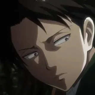 🗿 Eren Yeager Attack on Titan Eren Jaeger, Atak Tytanów, Anime, Postać, Manga telegram sticker