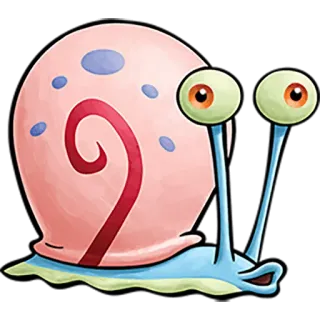 😳 Gary Spongebob Squarepants Schnecke, Haustier, animiert, Nickelodeon, Gary whatsapp sticker