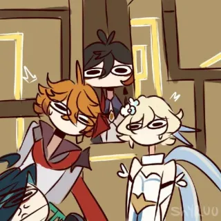 🐾 Anime, Personagens, Desenho animado, Engraçado, Meme, Arte telegram sticker