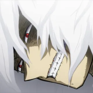 🧵 Tomura Shigaraki My Hero Academia アニメ, ヴィラン, 死柄木, 弔, 僕のヒーローアカデミア telegram sticker