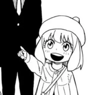 🥜 Anya Forger Spy x Family Anime, Manga, Spy x Family, Anya Forger, Cartoon, Kind, Süß, Zeigen telegram sticker