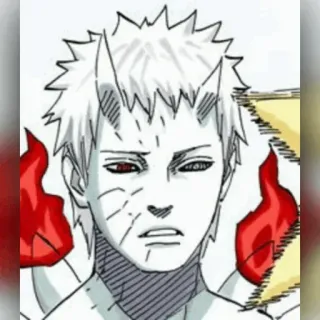 ⚫️ Obito Uchiha Naruto Anime, Manga, Uchiha, Obito, Cattivo, Sharingan telegram sticker