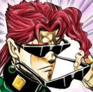 JoJo’s Bizarre Adventure by @krnmama whatsapp stickers