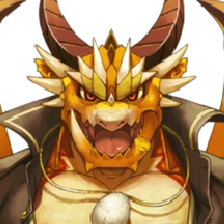 😝 naga, fantasi, monster, karakter telegram sticker