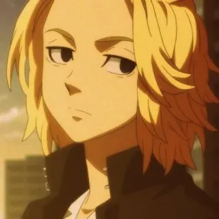 🧀 Mikey Tokyo Revengers Anime, Manga, Charakter, Mann, Blonde Haare, Tokyo Revengers, Mikey, Anime Junge telegram sticker