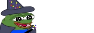 🧙‍♂️ Pepe the Frog Meme, Czarodziej, Pepe, Żaba, Magia, Mem internetowy telegram sticker