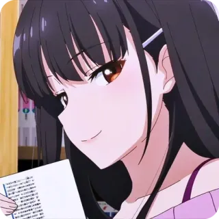 ⭐️ アニメ, 女の子, キャラクター, 可愛い telegram sticker