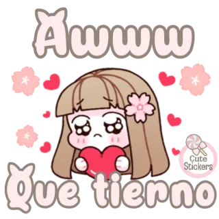 🌸 Awww
Que tierno 可爱, 女孩, 卡哇伊, 迷人, 温柔, 心 telegram sticker