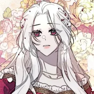 🕊 женщина, персонаж, аниме, иллюстрация, портрет telegram sticker
