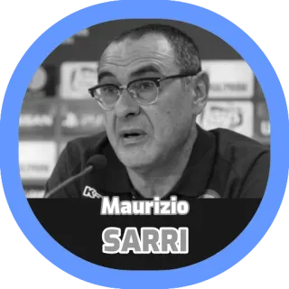 🇮🇹 Maurizio Sarri Maurizio SARRI calcio, allenatore, manager, calcio, Sarri telegram sticker