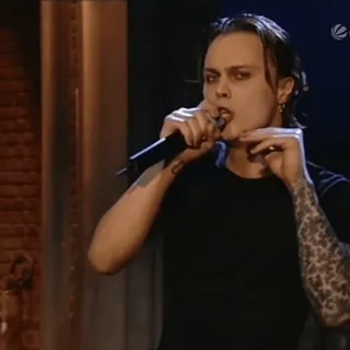 🤘 Ville Valo singer, him, band, music, gothic telegram sticker