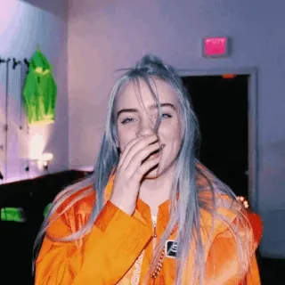 🕸 Billie Eilish Sänger, Billie Eilish, Promi, Musik, Pop telegram sticker