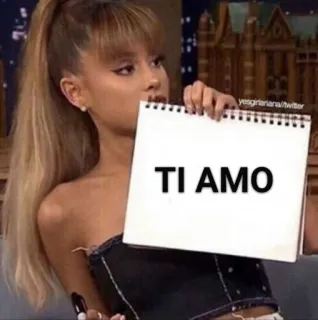 ❤️ TI AMO amor, italiano, te amo, gesto whatsapp sticker