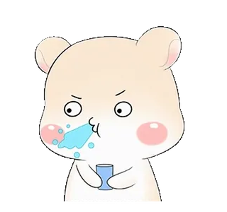 😱 animale, criceto, carino, disgusto, cartone animato, emoji telegram sticker