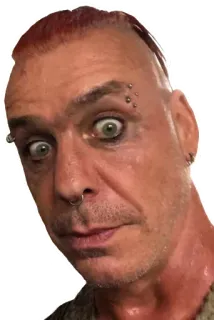 😳 Till Lindemann música, cantante, músico, Rammstein whatsapp sticker