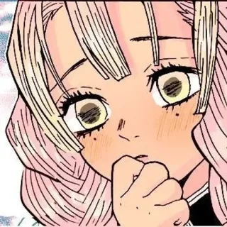 💗 Mitsuri Kanroji Demon Slayer Anime, Personaggio, Demon Slayer, Mitsuri Kanroji, Hashira whatsapp sticker