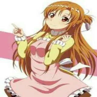 ☺️ Anime, Personaggio, Cartone animato, Carino, Cameriera, Grembiule telegram sticker