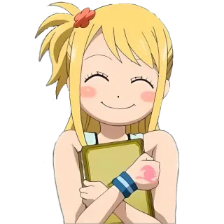 ☺ Lucy Heartfilia Fairy Tail Anime, Sticker, Fairy Tail, Lucy Heartfilia whatsapp sticker