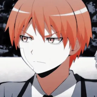 😤 Karma Akabane Assassination Classroom Anime, Manga, Postać, Karma Akabane, Assassination Classroom telegram sticker