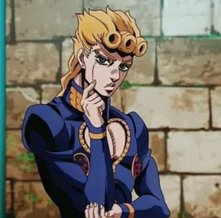 ✨ Giorno Giovanna JoJo's Bizarre Adventure Anime, Personage, Giorno Giovanna, JoJo's Bizarre Adventure telegram sticker
