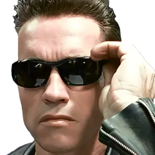 🤓 Arnold Schwarzenegger Arnold Schwarzenegger, aktor, selebriti, kacamata hitam telegram sticker