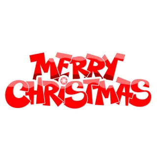 🎅 MERRY CHRISTMAS クリスマス, ホリデー, お祝い, あいさつ, 祭典, メリー, 赤, 季節 telegram sticker