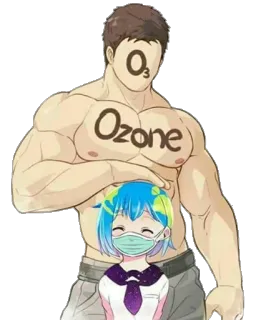 🤛 Ozone ozônio, terra, proteção, clima, meio ambiente, gás telegram sticker