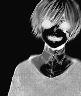 🖤 inquietante, horror, mostro, fantasy, spaventoso, spettrale telegram sticker