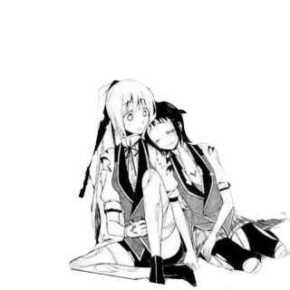 😌 Anime, Garotas, Uniformes escolares, Amigos, Mangá, Arte telegram sticker