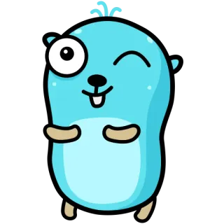 😉 Go Gopher golang, gopher, マスコット, プログラミング, かわいい, マンガ telegram sticker