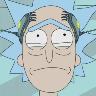 🛸 Rick Sanchez Rick and Morty rick and morty, adult swim, zeichentrick, rick sanchez, science fiction, animation telegram sticker