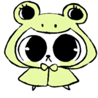 😐 カエル, 動物, かわいい, 漫画, 可愛い, アニメ, ペット telegram sticker