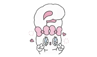 🌟 konijn, schattig, dier, cartoon, kawaii telegram sticker
