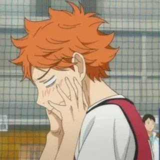 🍙 Hinata Shoyo Haikyuu!! anime, haikyuu, hinata shoyo, manga, cartoon telegram sticker