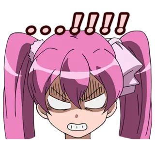 😠 Mine Akame ga Kill! anime, sticker, mine, akame ga kill, angry, shocked telegram sticker