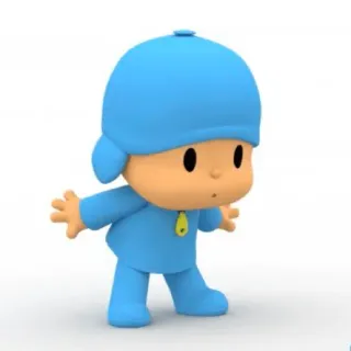 😀 Pocoyo Pocoyo, kartun, anak, animasi telegram sticker