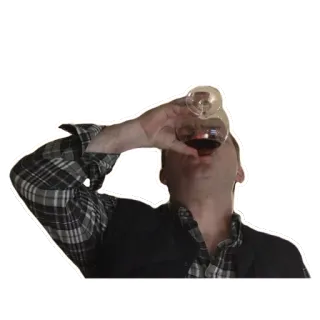 🍺 homem, bebendo, vinho, álcool, copo, xadrez, jaqueta telegram sticker