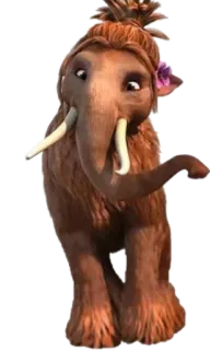 😀 Peaches Ice Age мамонт, мультфильм, животное, ледниковый период, персики telegram sticker