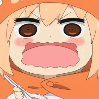 🍜 Umaru Doma Himouto! Umaru-chan anime, manga, umaru, cute, funny telegram sticker