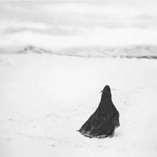 😀 Burqa, Femme, Neige, Hiver, Paysage, Afghanistan, Taliban, Oppression telegram sticker
