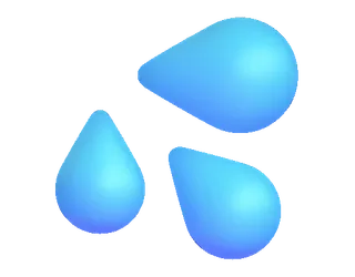 💦 tetes air, biru, air mata, keringat, kelembapan, cairan, gumpalan telegram sticker