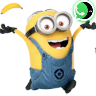 👏 Minion Despicable Me Minion, Despicable Me, Kartun, Stiker telegram sticker