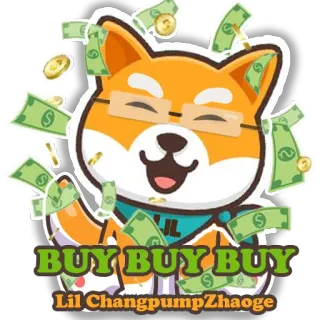 😍 BUY BUY BUY Doge, Hond, Meme, Geld, Crypto telegram sticker