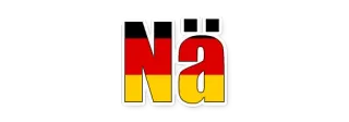 👎 Nä niemcy, flaga, slang, niemiecki whatsapp sticker