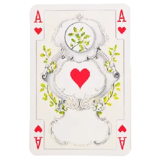 ♥️ Herz Ass, Spielkarte, Kartenspiel, Herz Farbe, Glücksspiel, Karte whatsapp sticker