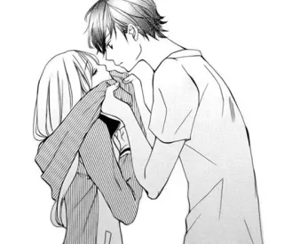♥️ Anime, Manga, Romance, Pareja, Beso telegram sticker